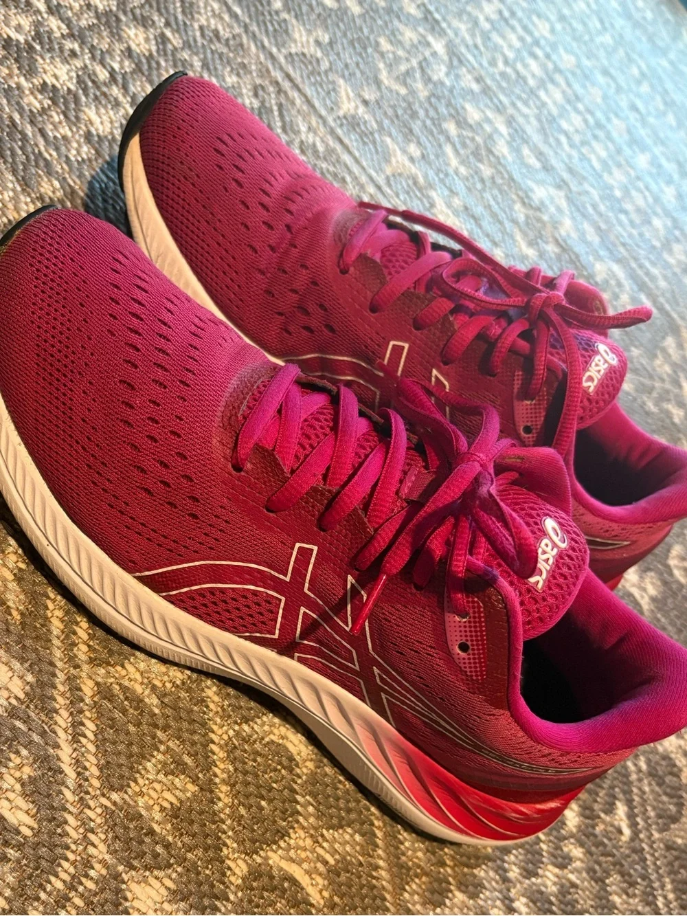 ASICS Women's Athletic Running Shoes - Fuchsia Pink